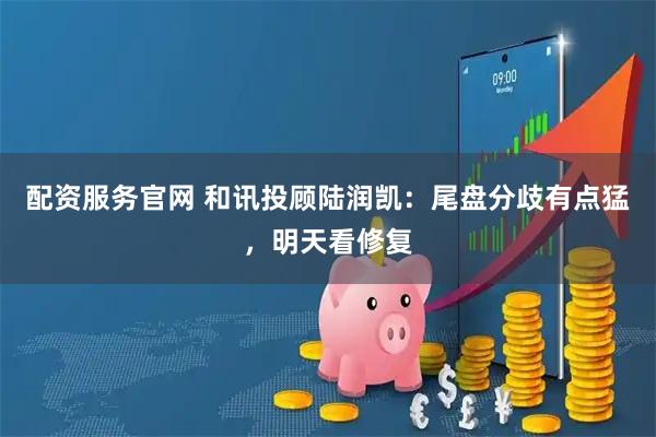 配资服务官网 和讯投顾陆润凯：尾盘分歧有点猛，明天看修复