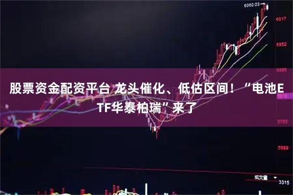 股票资金配资平台 龙头催化、低估区间！“电池ETF华泰柏瑞”来了